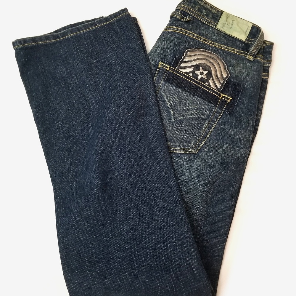 Taverniti SO Military Patch Courtney Jeans